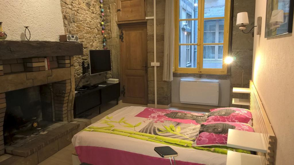 Studio Charme Et Confort Aux Cordeliers Лион Экстерьер фото